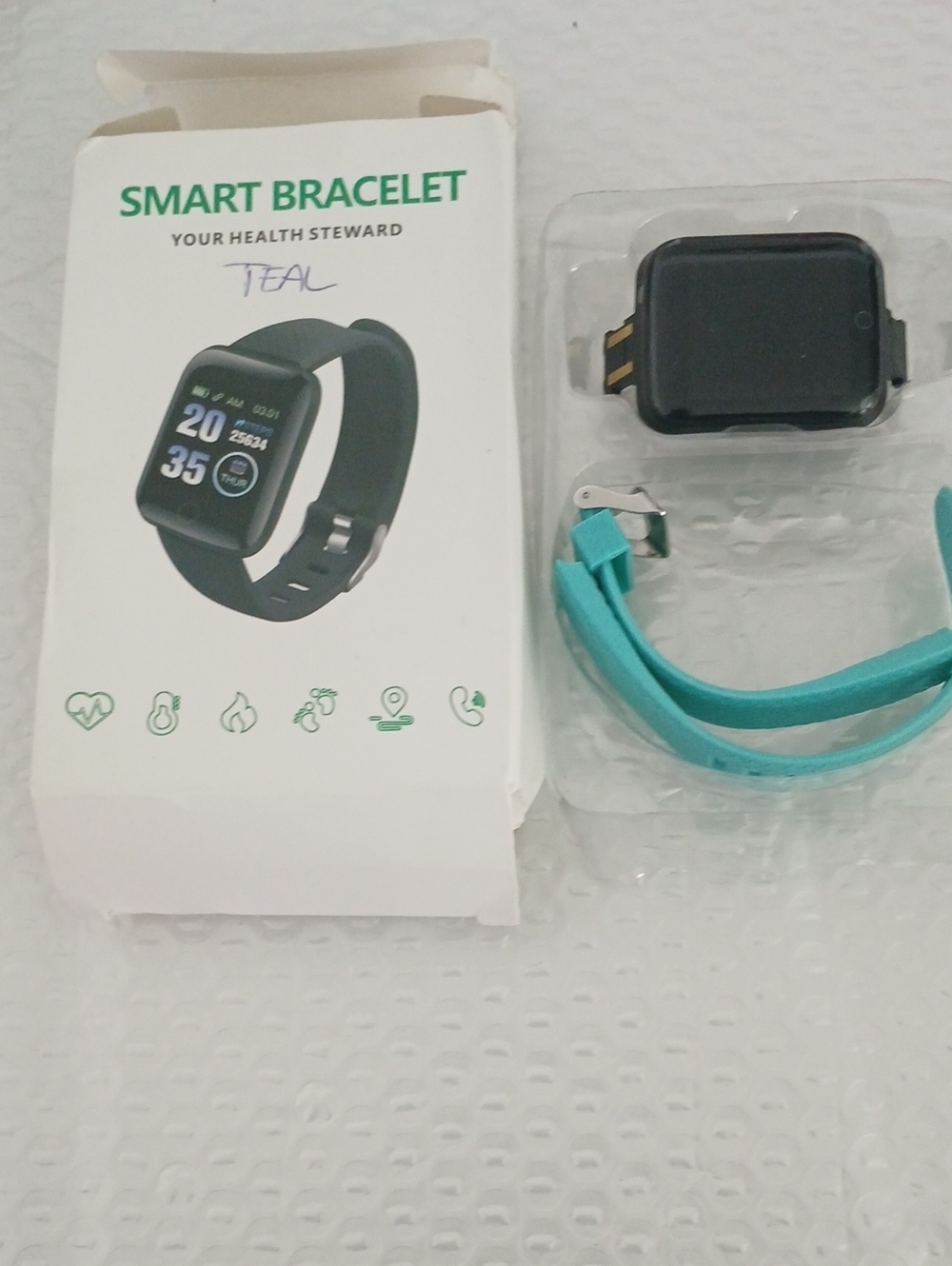Smart Bracelet Teal Fitness Tracker - Brand: